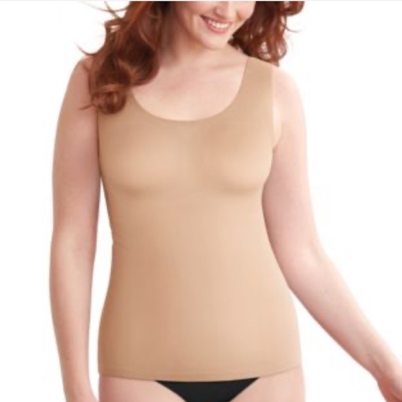 BALI nude easy lite comfort resolution shapewear tank style DF0057 sz small NWT - Picture 1 of 3